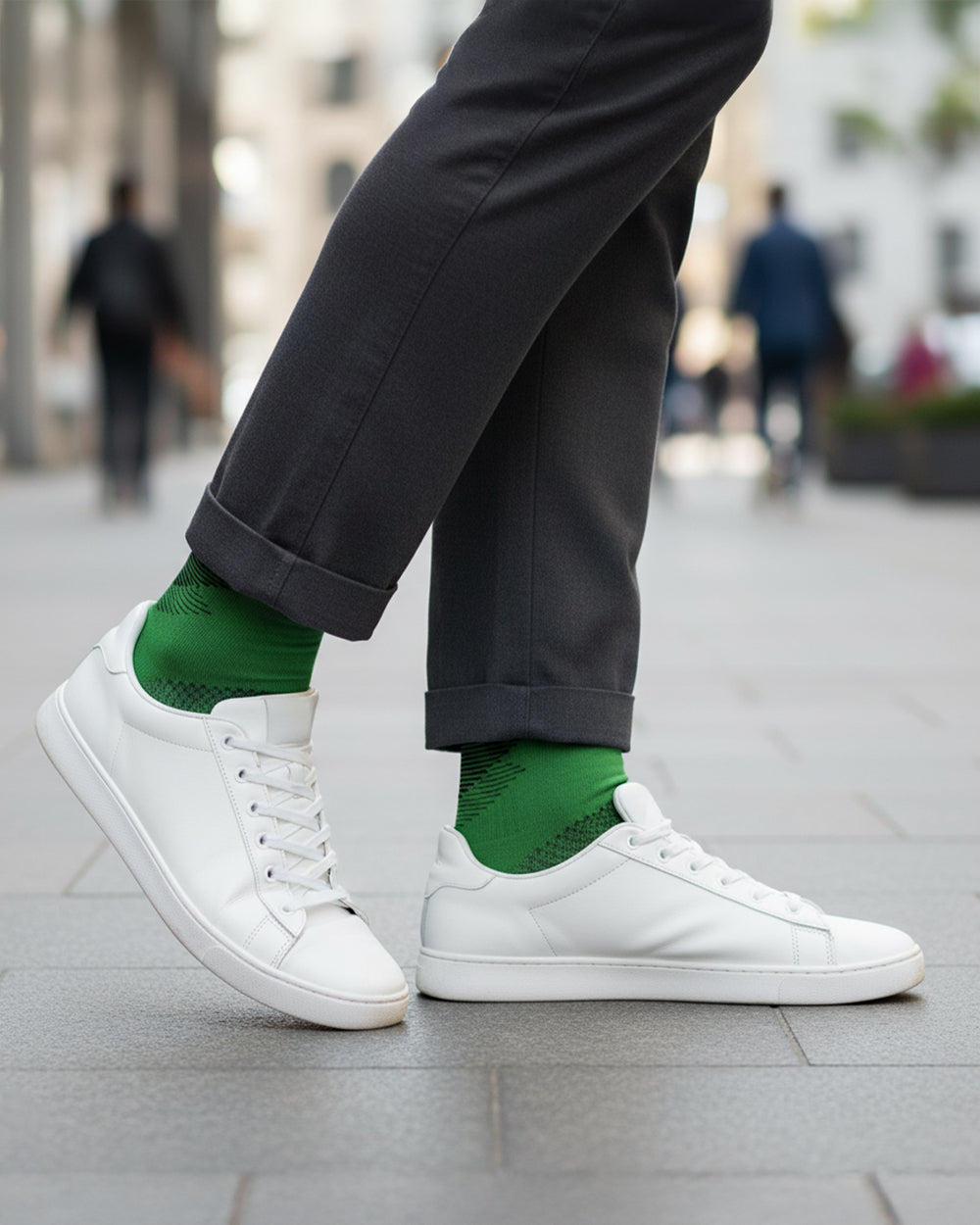 Bambu Çeyrek Boy Renkli Erkek Çorabı 3209