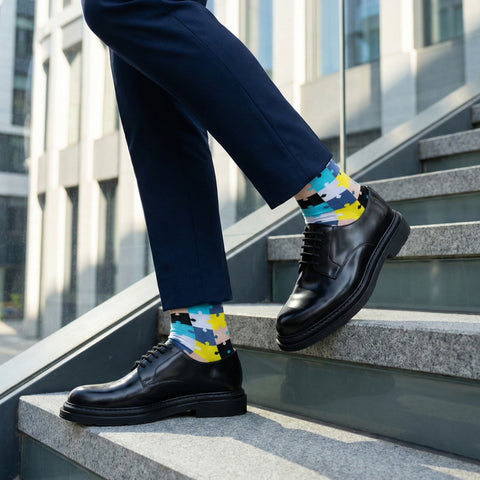 Bambu Soket Renkli Erkek Çorabı 3563