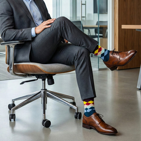 Bambu Soket Renkli Erkek Çorabı 3563