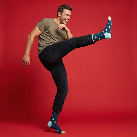 Bambu Soket Renkli Erkek Çorabı 3563