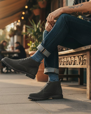 Penye Pamuklu Renkli Erkek Çorabı 6017