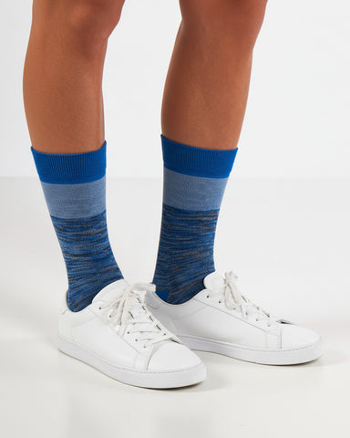 Penye Pamuklu Renkli Erkek Çorabı 6017