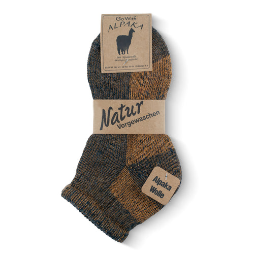 Alpaka Yünlü Tam Havlulu Kalın Termal Bilek Boy Çorap 6007