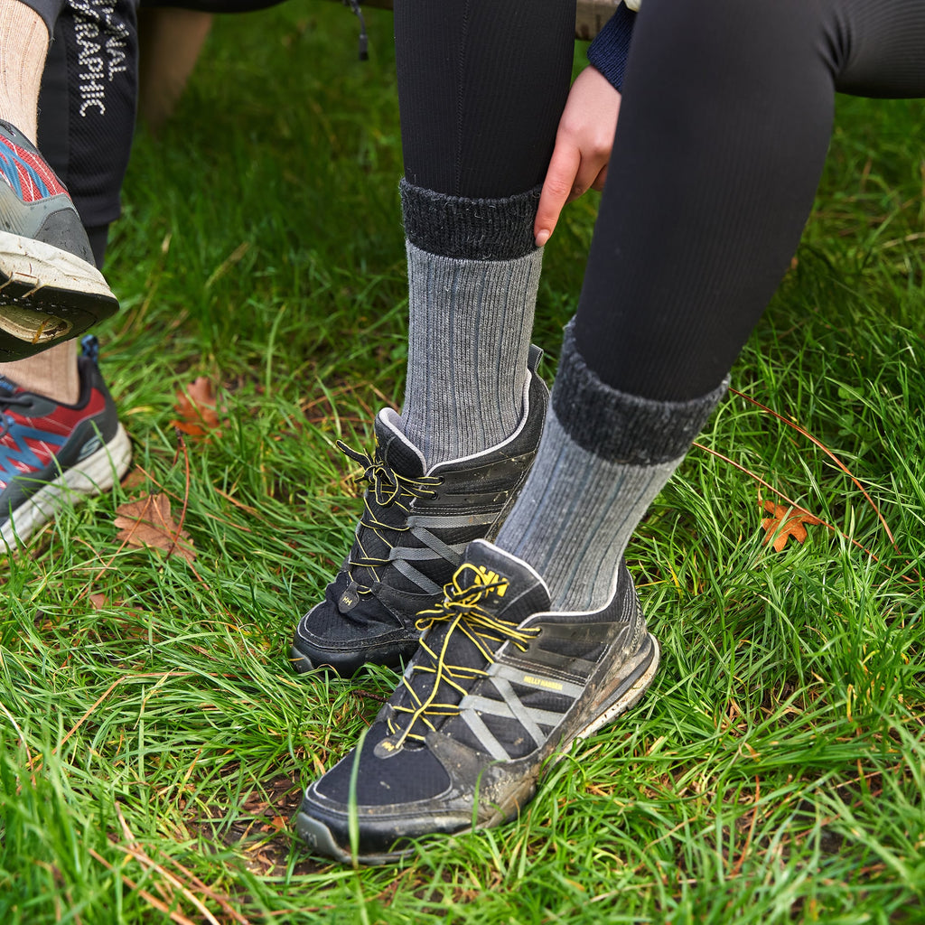 Alpaka Yünlü Topuk Burun Renkli Termal Kışlık Çorap 3096