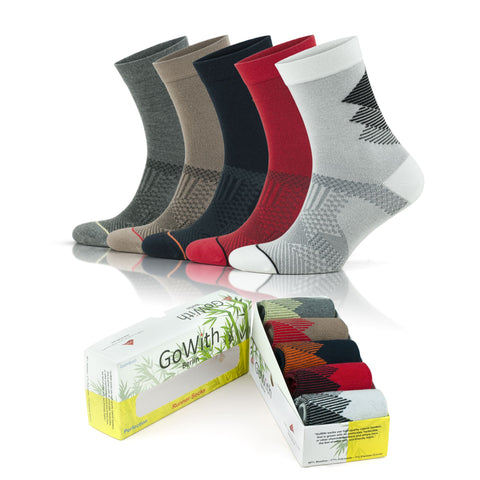 Bambu Çeyrek Boy Renkli Erkek Çorabı 3209