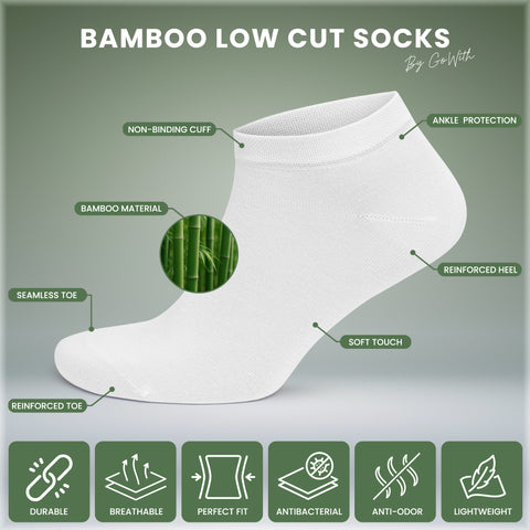 Bambu Erkek Kadın Sneaker Çorap 3006