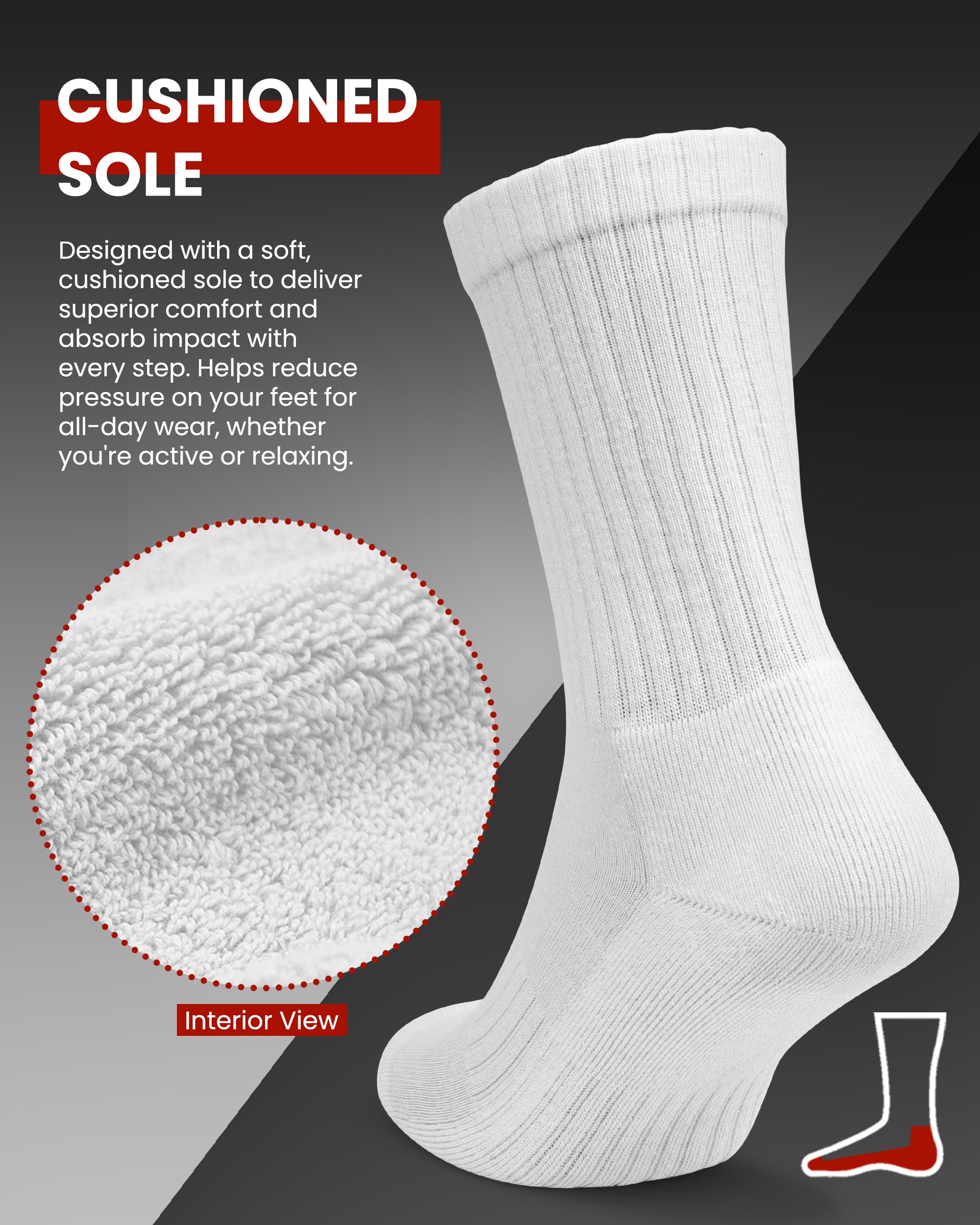 Organik Pamuk Havlulu Erkek Kadın Çorap 3504