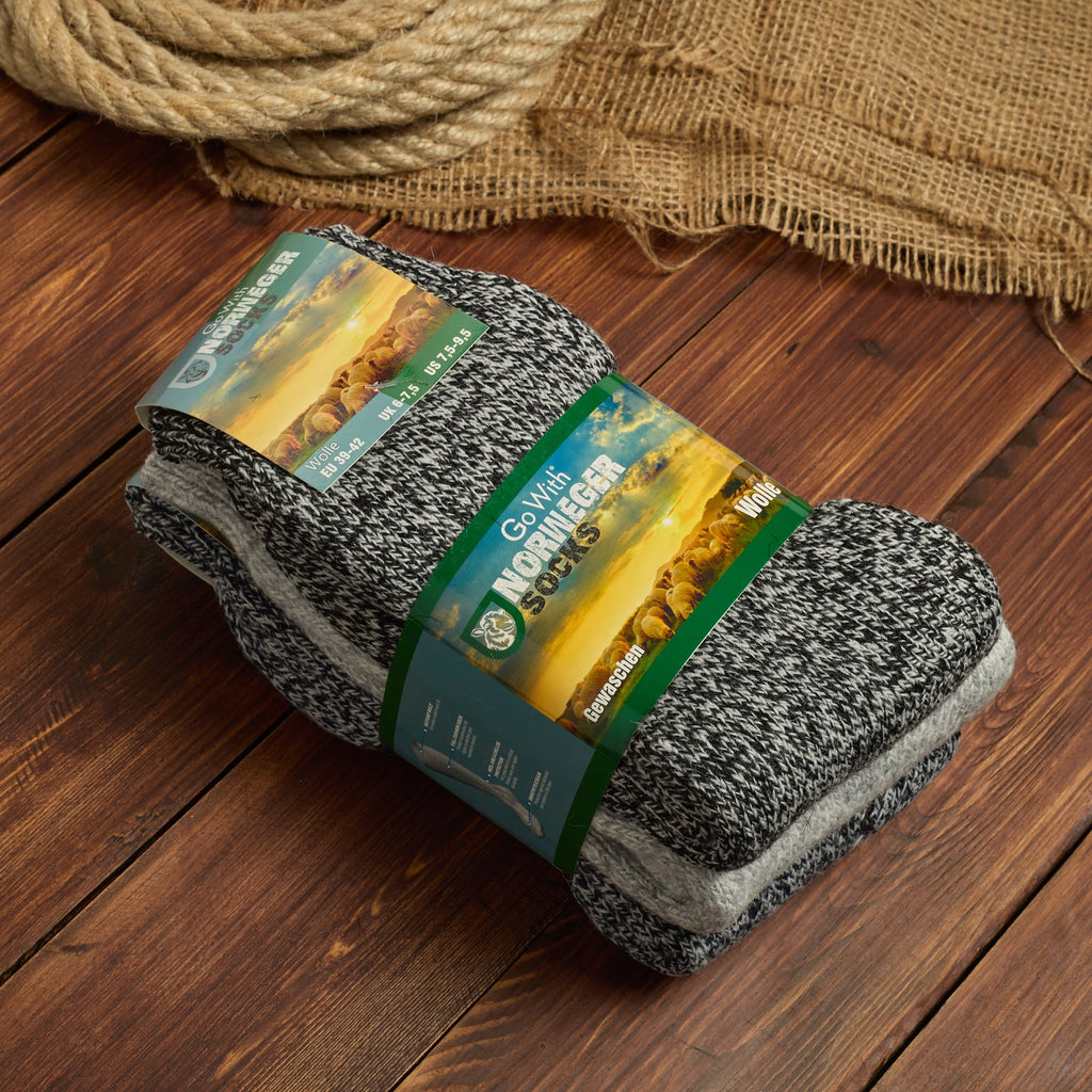 Yünlü Tam Havlulu Termal Erkek Çorabı 6038-6042