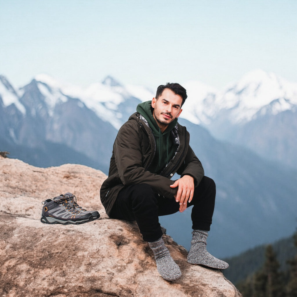 Yünlü Tam Havlulu Termal Erkek Çorabı 6038-6042