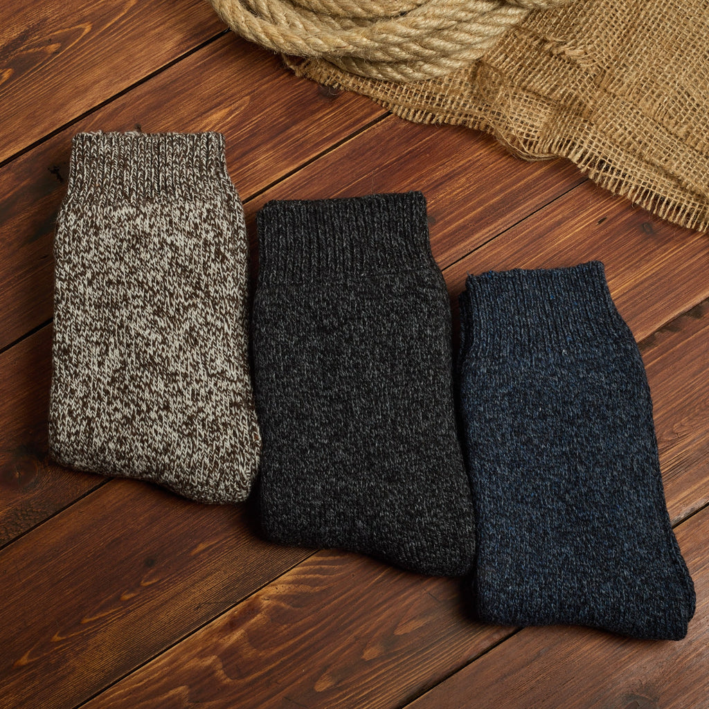 Yünlü Tam Havlulu Termal Erkek Çorabı 6038-6042
